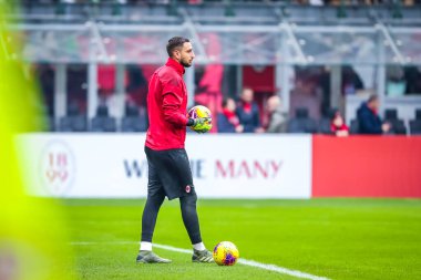 Ac Milan 'dan Gianluigi Donnarumma İtalya Futbol Ligi 2019 / 20 Ac Milan - Fotoğraf: Fabrizio Carabelli / Lm