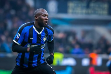 FC Internazionale takımından Romelu Lukaku İtalyan futbolu sezonu 2019 / 20 FC Internazionale - Fotoğraf: Fabrizio Carabelli / LM