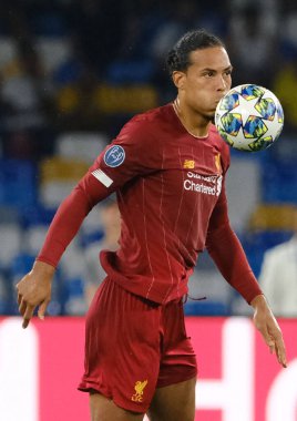 Liverpool Fc takımından Virgil van dijk İtalya Futbol Serisi 2019 / 20 sezonunda, İtalya Serie A futbol maçı, Ocak 01 2020 - LPS / Marco Iorio