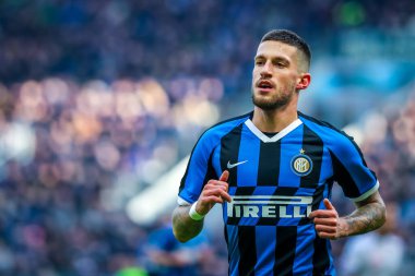FC Internazionale takımından Cristiano Biraghi İtalyan futbolu sezonu 2019 / 20 FC Internazionale - Fotoğraf: Fabrizio Carabelli / LM
