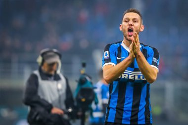 FC Internazionale takımından Stefan de Vrij İtalya futbolu sezonu 2019 / 20 FC Internazionale - Fotoğraf: Fabrizio Carabelli / LM