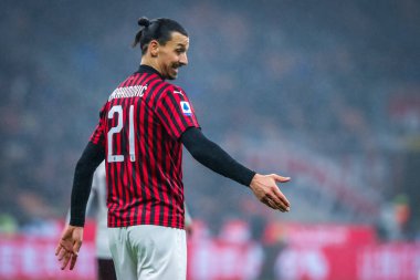 Ac Milan 'dan Zlatan Ibrahimoviç İtalya futbol takımı Serie A sezonu 2019 / 20 Ac Milan - Fotoğraf: Fabrizio Carabelli / Lm