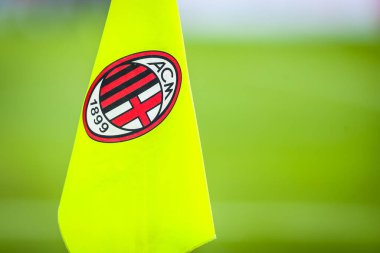 AC Milan bayrağı İtalyan futbolu sezonu 2019 / 20 AC Milan - Fotoğraf: Fabrizio Carabelli / LM