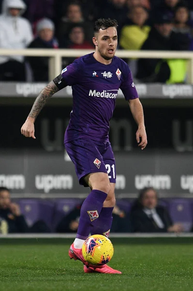 Pol Lirola Fiorentina Durante Acf Fiorentina Italian Soccer Serie Season — Fotografia de Stock