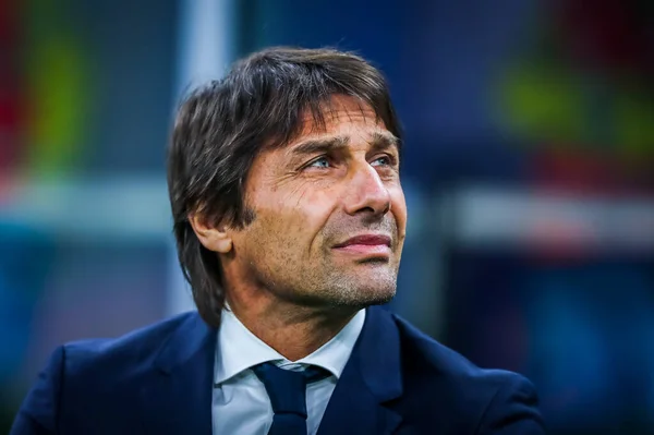 Capo Allenatore Del Internazionale Antonio Conte Durante Stagione Calcistica 2019 — Foto Stock