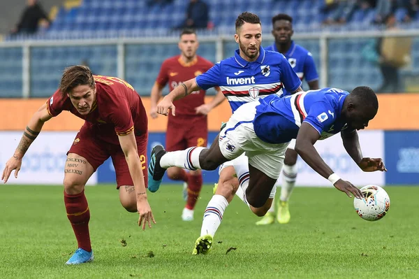 Omar Colley Sampdoria Durante Sampdoria Serie Fútbol Italiano 2019 Partido — Foto de Stock