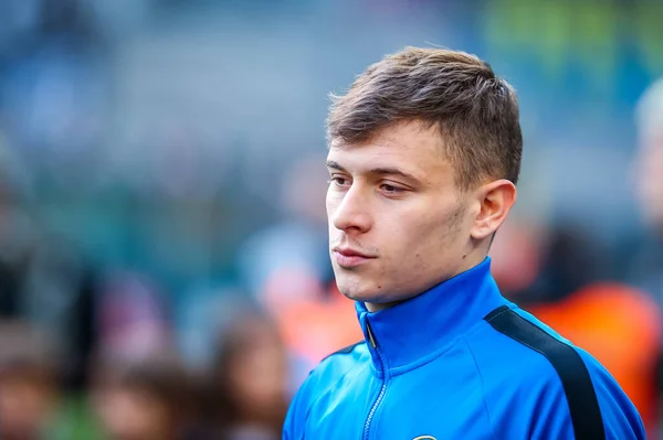 Nicolo Barella Internazionale Olasz Labdarúgó Sorozat Szezon 2019 Internazionale Photo — Stock Fotó