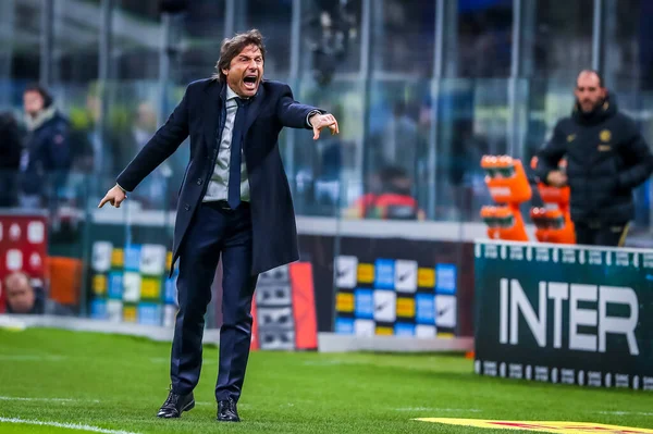 Główny Trener Internazionale Antonio Conte — Zdjęcie stockowe