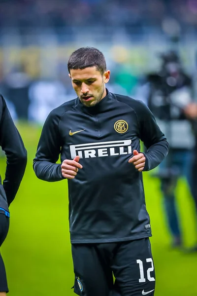 Stefano Sensi Internazionale Podczas Włoskiej Piłki Nożnej Serie Sezon 2019 — Zdjęcie stockowe