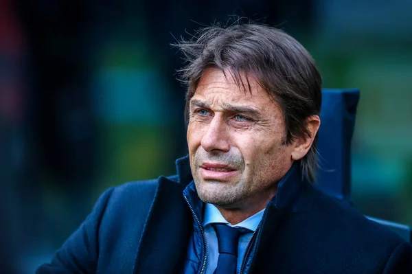 Capo Allenatore Del Internazionale Antonio Conte Durante Stagione Calcistica 2019 — Foto Stock