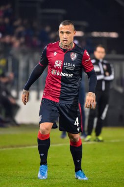 İtalyan futbol takımı Serie 2019 / 20 sezonunda raja nainggolan of cagliari calcio, İtalya Serie A futbol maçı, 01 Ocak 2020 - LPS / Luigi Canu