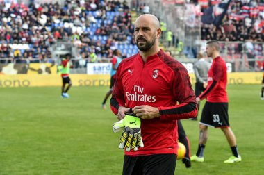 Pepe reina of ac milan İtalyan futbol sezonu 2019 / 20, italyan Serie A futbol maçı, 01 Ocak 2020 - LPS / Luigi Canu