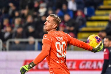 Cagliari calcio takımından Robin Olsen İtalya Serie A sezonu 2019 / 20, İtalya Serie A futbol maçı, 01 Ocak 2020 - LPS / Luigi Canu