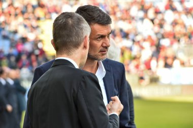 İtalyan futbol takımı Paolo Maldini, 2019 / 20 sezonunda, İtalya Serisi A futbol maçı, 01 Ocak 2020 - LPS / Luigi Canu