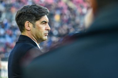 İtalyan futbol takımı Serie A 'nın 2019 / 20 sezonundaki Paulo Fonseca, İtalyan Serie A futbol maçı, Ocak 01 2020 - LPS / Luigi Canu