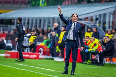 SS Lazio Simone Inzaghi 'nin baş antrenörü İtalyan futbolu sezonu 2019 / 20 SS Lazio - Fotoğraf: Fabrizio Carabelli / LM