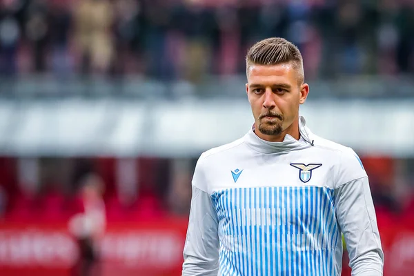 SS Lazio 'dan Sergej Milinkoviç-Saviç İtalya Futbol Serisi sırasında 2019 / 20 SS Lazio - Fotoğraf: Fabrizio Carabelli / LM