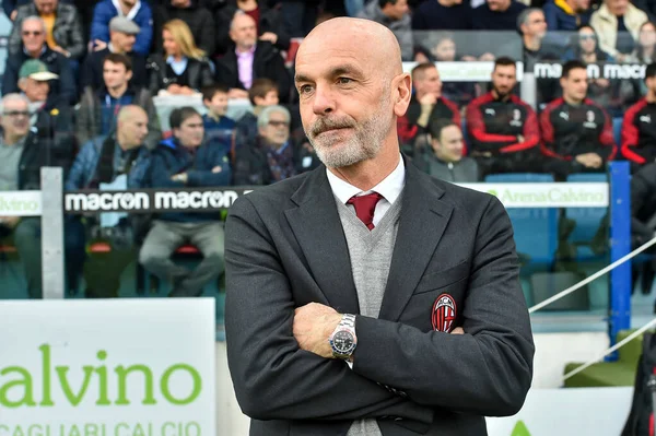 Stefano Pioli Milan Italian Soccer Serie Season 2019 Italian Serie — Foto de Stock