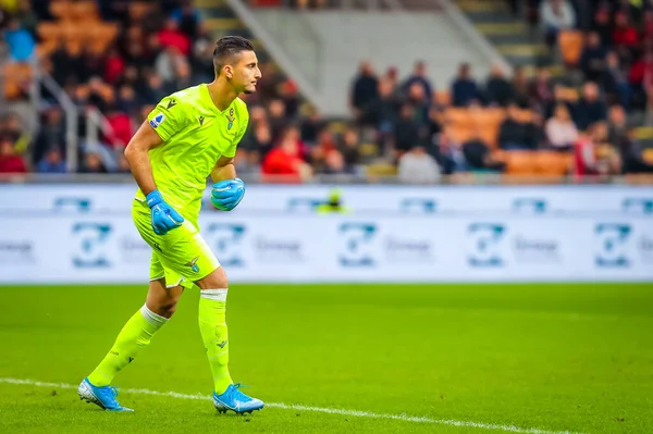 Thomas Strakosha Delle Lazio Durante Stagione Calcistica 2019 Delle Lazio — Foto Stock