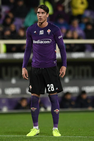 Dusan Vlahovic Fiorentina Durante Acf Fiorentina Italian Soccer Serie Temporada — Foto de Stock