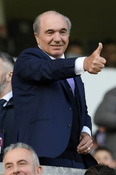 Rocco Commisso Fiorentina Durante Acf Fiorentina Italian Soccer Serie Temporada — Foto de Stock