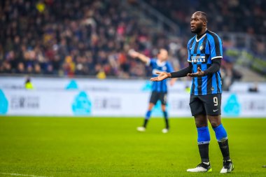 FC Internazionale takımından Romelu Lukaku İtalyan futbolu sezonu 2019 / 20 FC Internazionale - Fotoğraf: Fabrizio Carabelli / LM