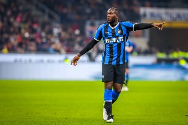 FC Internazionale takımından Romelu Lukaku İtalyan futbolu sezonu 2019 / 20 FC Internazionale - Fotoğraf: Fabrizio Carabelli / LM
