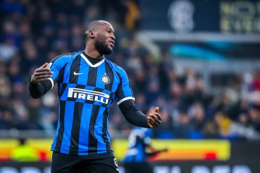 FC Internazionale takımından Romelu Lukaku İtalyan futbolu sezonu 2019 / 20 FC Internazionale - Fotoğraf: Fabrizio Carabelli / LM