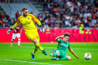 Ac Milan 'dan Gianluigi Donnarumma İtalya Futbol Ligi 2019 / 20 Ac Milan - Fotoğraf: Fabrizio Carabelli / Lm