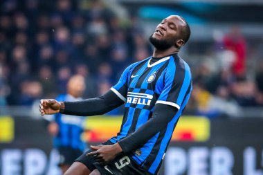 FC Internazionale takımından Romelu Lukaku İtalyan futbolu sezonu 2019 / 20 FC Internazionale - Fotoğraf: Fabrizio Carabelli / LM