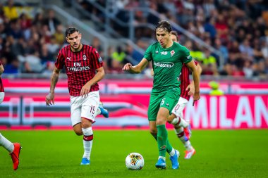 ACF Fiorentina takımından Federico Chiesa İtalyan futbolu sezonu 2019 / 20 ACF Fiorentina - Fotoğraf: Fabrizio Carabelli / LM