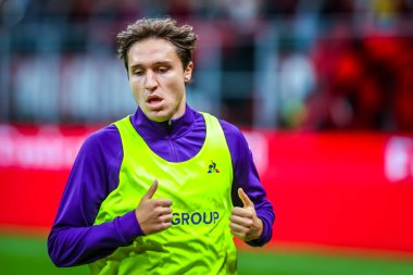 ACF Fiorentina takımından Federico Chiesa İtalyan futbolu sezonu 2019 / 20 ACF Fiorentina - Fotoğraf: Fabrizio Carabelli / LM
