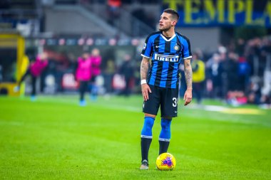 FC Internazionale takımından Cristiano Biraghi İtalyan futbolu sezonu 2019 / 20 FC Internazionale - Fotoğraf: Fabrizio Carabelli / LM