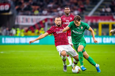 ACF Fiorentina takımından Federico Chiesa İtalyan futbolu sezonu 2019 / 20 ACF Fiorentina - Fotoğraf: Fabrizio Carabelli / LM
