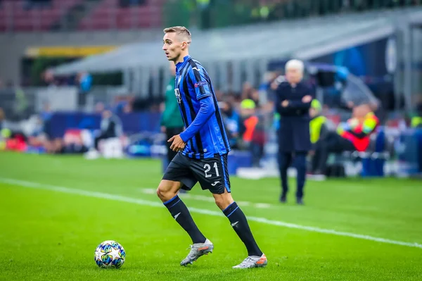 Timoty Castagne Atalanta Durante Temporada Futebol Italiano 2019 Atalanta Crédito — Fotografia de Stock