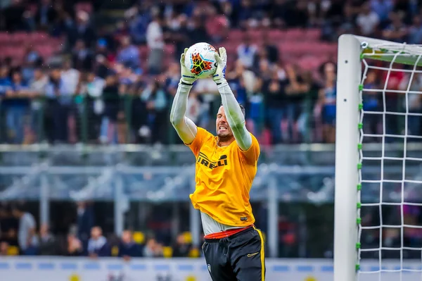 Samir Handanovic Internazionaleduring Italský Fotbal Serie Sezóna 2019 Internazionale Foto — Stock fotografie