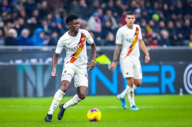İtalyan futbol takımı Serie A 'nın 2019 / 20 sezonunda AS Roma' dan Amadou Diawara - Fotoğraf: Fabrizio Carabelli / LM
