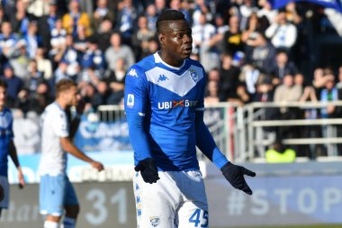 Mario Balotelli (brescia) İtalyan Serie A Futbol sezonu 2019 / 20, İtalya Serie A futbol maçı, Ocak 01 2020 - LPS / Alessio Tarpini