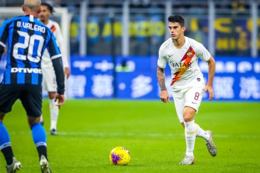 AS Roma takımından Diego Perotti İtalya futbol sezonu 2019 / 20 AS Roma - Fotoğraf: Fabrizio Carabelli / LM