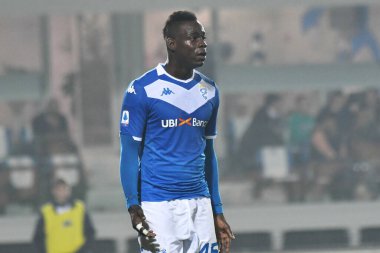 Mario Balotelli (brescia) İtalyan Serie A Futbol sezonu 2019 / 20, İtalya Serie A futbol maçı, Ocak 01 2020 - LPS / Alessio Tarpini