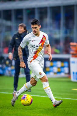 AS Roma takımından Diego Perotti İtalya futbol sezonu 2019 / 20 AS Roma - Fotoğraf: Fabrizio Carabelli / LM