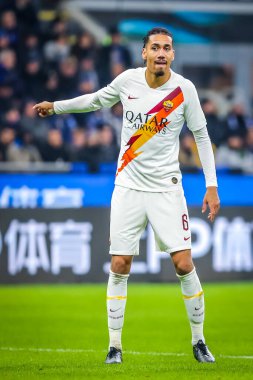 İtalya Futbol Serisi sırasında AS Roma 'dan Chris Smalling 2019 / 20 AS Roma - Fotoğraf: Fabrizio Carabelli / LM