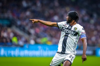 Parma Calcio takımından Gervinho İtalya futbolu serisi sırasında 2019 / 20 Parma Calcio - Fotoğraf: Fabrizio Carabelli / LM