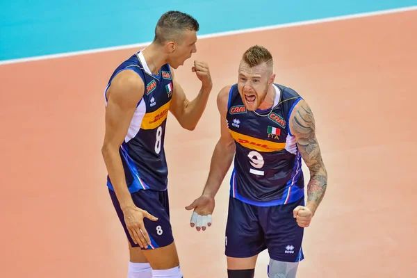 Ivan Zaytsev Daniele Mazzone Volleyball Men Italy Team Season 2019 — Foto de Stock