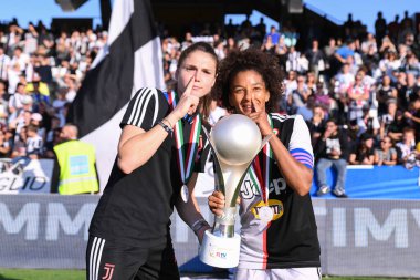 Juventus Women Serie 2019 / 20 sezonunda cecilia salvai (juventus) ve Sara gama (juventus), İtalyan Futbol Ligi Serie A Women Championship, Torino, 01 Ocak 2020 - LPS / Lisa Guglielmi