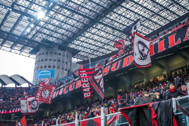 2019 / 20 futbol sezonunda AC Milan taraftarları - Fotoğraf: Fabrizio Carabelli / LM