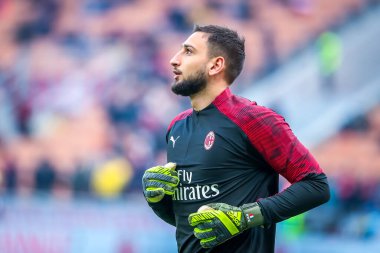 Ac Milan 'dan Gianluigi Donnarumma İtalya Futbol Ligi 2019 / 20 Ac Milan - Fotoğraf: Fabrizio Carabelli / Lm