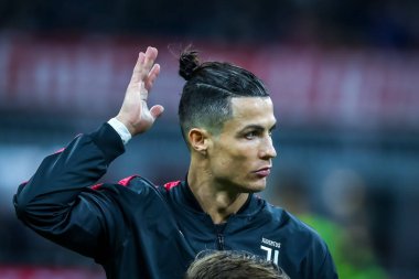 Juventus takımından Cristiano Ronaldo İtalyan futbolu sezonu 2019 / 20 Juventus Fc - Fotoğraf: Fabrizio Carabelli / Lm