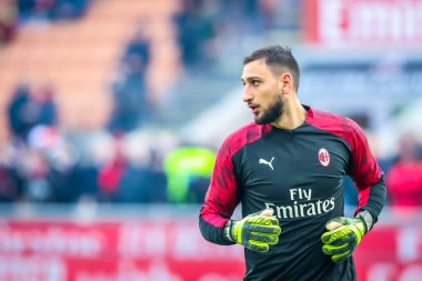 Ac Milan 'dan Gianluigi Donnarumma İtalya Futbol Ligi 2019 / 20 Ac Milan - Fotoğraf: Fabrizio Carabelli / Lm