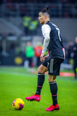 Juventus takımından Cristiano Ronaldo İtalyan futbolu sezonu 2019 / 20 Juventus Fc - Fotoğraf: Fabrizio Carabelli / Lm